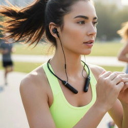 Mey İthalat® Kesintisiz Müzik Deneyimi Sunan Boyun Askılı Kablosuz Kulaklık