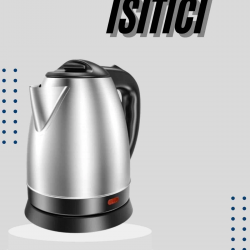 Mey İthalat® Kettle C F Tipi 220-240V Paslanmaz Çelik Elektrik Kablolu Otomatik Kapanma