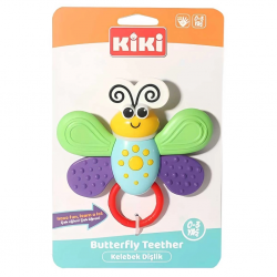 Mey İthalat® Kiki Kelebek Dişlik Çıngırak 2201