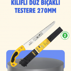 Mey İthalat® Kılıflı Budama Bahçe Testeresi 270 mm Düz Bıçaklı