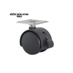 Mey İthalat® KİLİTLİ 4CM AYAK TEKLİ