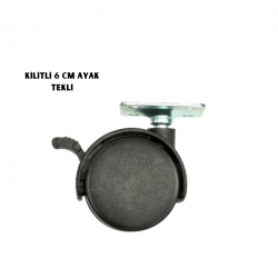 Mey İthalat® KİLİTLİ 6CM AYAK TEKLİ