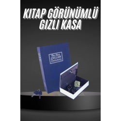 Mey İthalat® Kilitli Gizli Kasa Sözlük Kumbara Kitap Sözlük Görünümlü 18cm