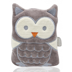 Mey İthalat®  Kiraz Çekirdekli Baykuş Kadife Gaz Yastığı 366 Gri Baykuş