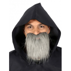 Mey İthalat® Kırçıllı Korsan Sakalı Gri Renk Takma Sakal