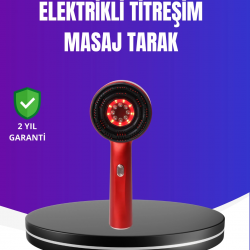 Mey İthalat® Kırmızı Işık Terapi Özellikli Saç Derisi Masaj Tarak Anti Dökülme