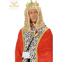 Mey İthalat® Kırmızı Topuzlu Kral Asası Kraliyet Asası 40 cm