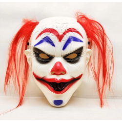 Mey İthalat® Kızıl Saçlı Joker Palyaço Maskesi