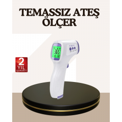 Mey İthalat® Kızılötesi Alından Temassız Ateş Ölçer Akıllı Sesli Uyarı