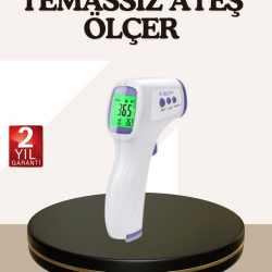 Mey İthalat® Kızılötesi Alından Temassız Ateş Ölçer Akıllı Sesli Uyarı