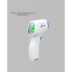 Mey İthalat® Kızılötesi Alından Temassız Ateş Ölçer Akıllı Sesli Uyarı