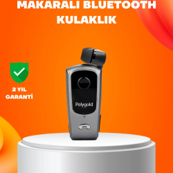 Mey İthalat® Klipsli Tasarımlı Bluetooth Kulaklık Uzun Pil Ömrü