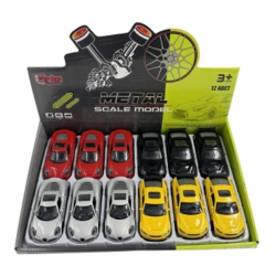 Mey İthalat® KM-36231C-1-2-3-4 ÇEK BIRAK 1 36 METAL ARABA