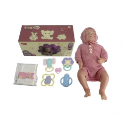 Mey İthalat®  KNG-902-2A KUT 43 CM GERÇEKÇİ BEBEK