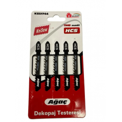 Mey İthalat® Knisaw 51744 Ahşap Testere Bıçağı 5 Parça