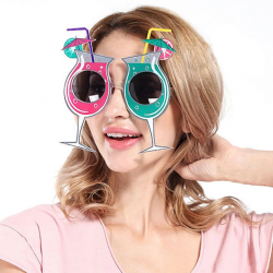 Mey İthalat® Kokteyl Temalı Hawaii Yaz Partisi Gözlüğü 15x16 cm