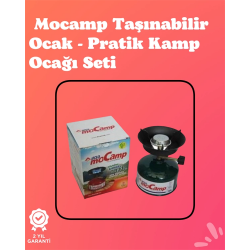 Mey İthalat® Kolay Ayarlanabilir Alevli ve Güvenli Metal Kamp Ocağı