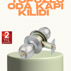 Mey İthalat® Kolay Montajlı Modern Tasarım Topuzlu Kilit