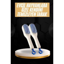 Mey İthalat® Kolay Temizlenen Fırçası Evcil Hayvanlara Özel Tüy Temizleme