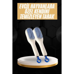 Mey İthalat® Kolay Temizlenen Fırçası Evcil Hayvanlara Özel Tüy Temizleme