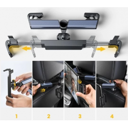 Mey İthalat® Koltuk Arkası Ayarlanabilir Tablet Telefon Tutucu CM-115