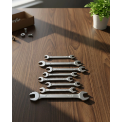 Mey İthalat® Kombine Açık Ağız Anahtar Seti 8 Parça Çok Amaçlı Kullanım