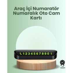 Mey İthalat® Kompakt Fosforlu Park Numaratörü – Gündüz Şıklığı, Gece Görünürlüğü