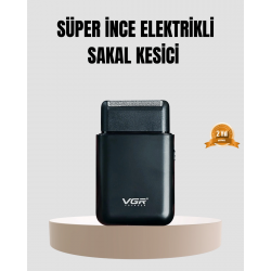 Mey İthalat® Kompakt Şarjlı Tıraş Makinesi Çift Yönlü Bıçaklı 45 Dakika Kullanım Süreli