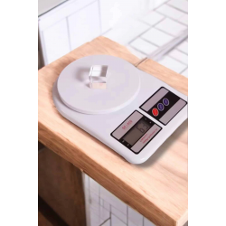 Mey İthalat® Kompakt Tasarım ve Tek Tuşla Sıfırlama Özelliğiyle Kullanımı Kolay Mutfak Tartısı