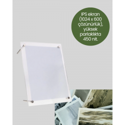 Mey İthalat® Kompakt Tasarımlı 7 İnç Dijital Fotoğraf Çerçevesi – Modern ve Şık Görünüm