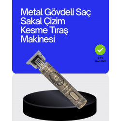 Mey İthalat® Kompakt Tasarımlı, Güçlü Motorlu Saç sakal Kesme Makinesi ve 4 Kılavuz Tarak