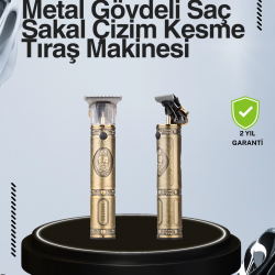 Mey İthalat® Kompakt Tasarımlı, Uzun Pil Ömürlü Saç Sakal Kesme Makinesi