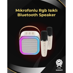 Mey İthalat® Kompakt Tasarımlı ve Kolay Taşınabilir Karaoke Sistemi