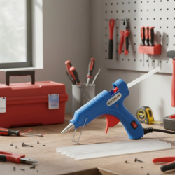 Mey İthalat® Kompakt ve Hafif 20W Silikon Tabancası 7.5 mm Silikon Uyumlu 5 Adet Hediye Silikon