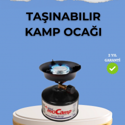 Mey İthalat® Kompakt ve Hafif Kamp Ocağı Seti Gaz Tüplü