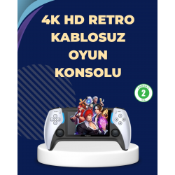 Mey İthalat® Kompakt ve Hafif Retro Oyun Konsolu 1000 Klasik Oyun Dahil