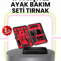 Mey İthalat® Kompakt ve Şık Tasarımlı 17 Parça Bakım Seti