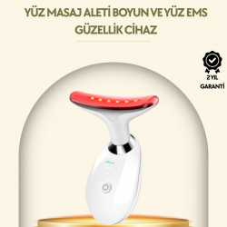 Mey İthalat® Kompakt ve Taşınabilir Cilt Bakım Cihazı – 3 Fonksiyonlu, USB Şarjlı, LED Işıklı Güzellik Aleti