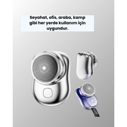 Mey İthalat® Komple Vücut İçin Taşınabilir Elektrikli Tıraş Cihazı