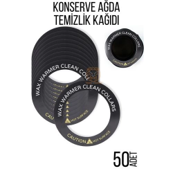 Mey İthalat® Konserve Ağda Koruyucu Karton Temizlik Kağıdı 50 Adet