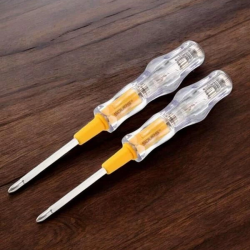 Mey İthalat® Kontrol Kalemi Nikel Kaplama Çift Başlıklı Test Cihazı