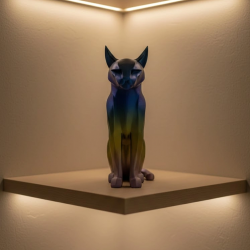 Mey İthalat® KOYU RAİNBOW KEDİ