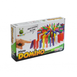 Mey İthalat® KR116 Ahşap Domino Oyunu -Karsan Oyuncak