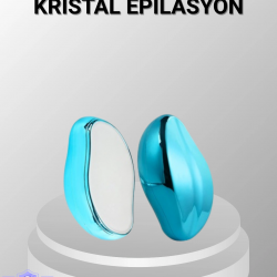 Mey İthalat® Kristal Epilatör Tüy Alma Aparatı Topuk ve Ölü Deri İçin Uygun