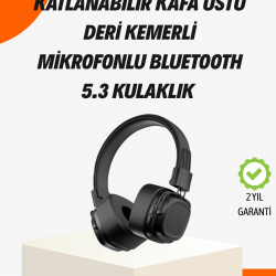 Mey İthalat® Kristal Netliğinde Ses ve Güçlü Baslı Kablosuz Kulak Üstü