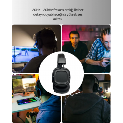 Mey İthalat® Kristal Netliğinde Ses ve Güçlü Baslı Kablosuz Kulak Üstü