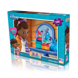 Mey İthalat®  Doc McStuffins 100 Parça Puzzle