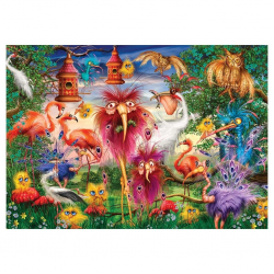 Mey İthalat® NessiWorld Ugly Birds 1000 Parça Puzzle