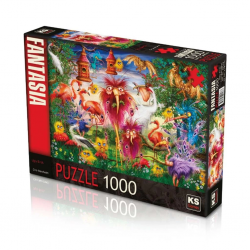 Mey İthalat® NessiWorld Ugly Birds 1000 Parça Puzzle