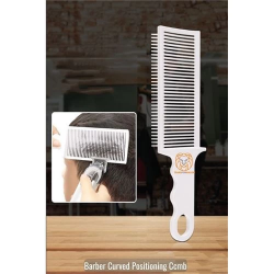 Mey İthalat® Kuaför Berber Kavisli Kontur Kesim Yardmcı Tarak